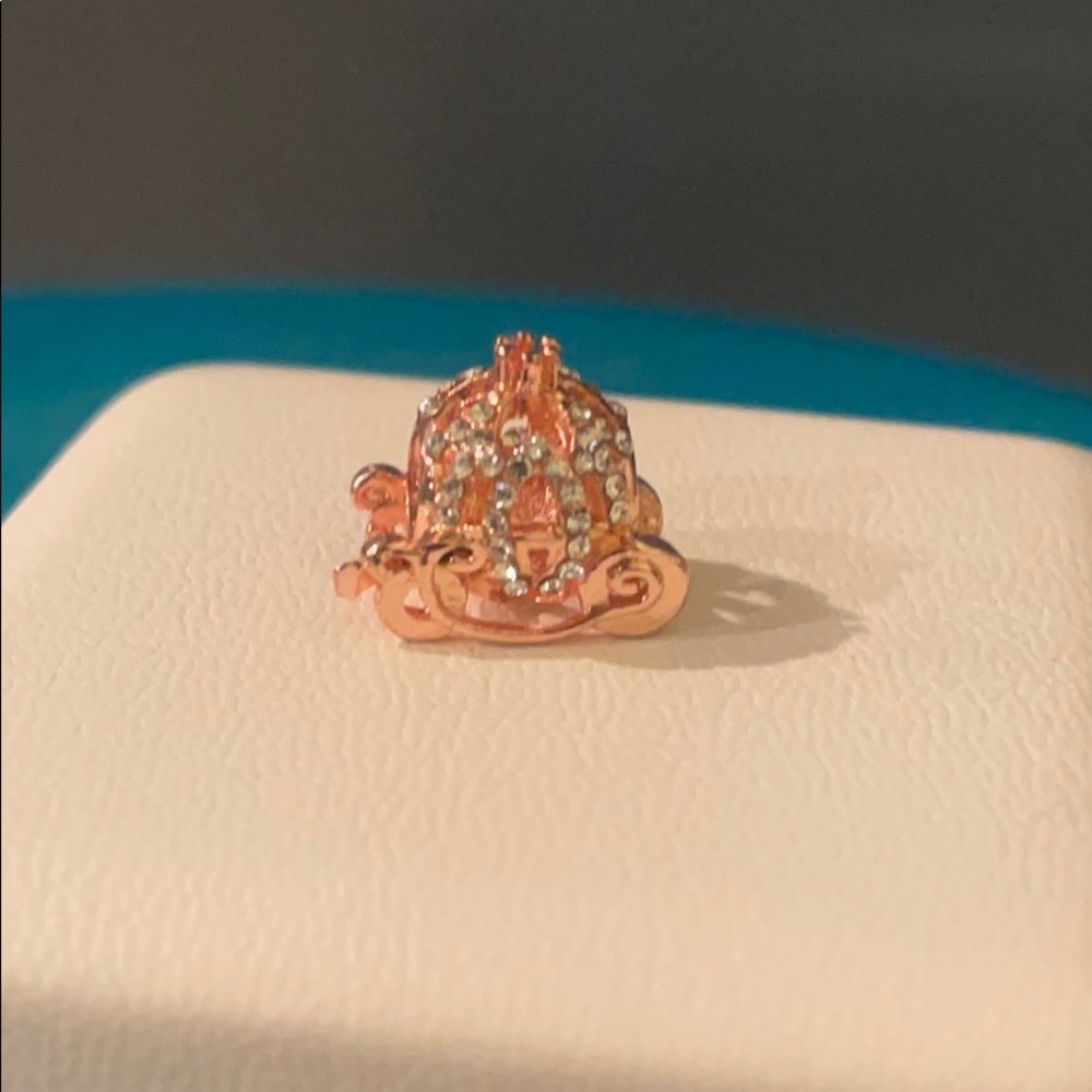 Sterling silver Disney Cinderella  carriage charm